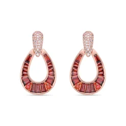 Pendientes de Circonita Ópalo de Fuego acabado en oro rosa de 18k - Beavil
