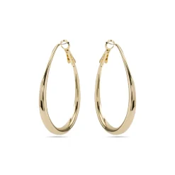 Pendientes de 38mm de diámetro acabado Oro Amarillo 18K - Babo