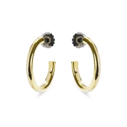 Pendientes de 29mm de diámetro acabado Oro Amarillo de 18K - Dancir