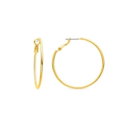 Pendientes de 40mm de diámetro acabado Oro Amarillo de 18k - Kelxo