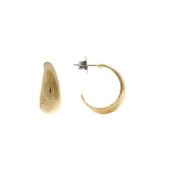 Pendientes de 19mm de diámetro acabado Oro Amarillo de 18K - Ami