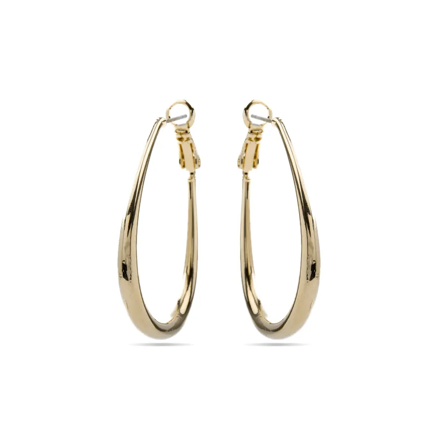 Pendientes de 47mm de diámetro acabado Oro Amarillo 18K - Axeir