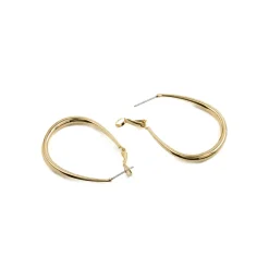 Pendientes de 47mm de diámetro acabado Oro Amarillo 18K - Axeir