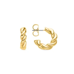 Pendientes de 17mm de diámetro acabado Oro Amarillo 18K - Izo