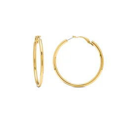 Pendientes de 45mm de diámetro acabado Oro Amarillo de 18K - Shashe