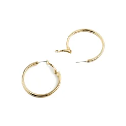 Pendientes de 40mm de diámetro acabado Oro Amarillo de 18k - Sadro