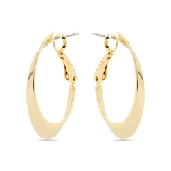 Pendientes de 35mm de diámetro acabado Oro Amarillo 18k - Drola
