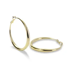 Pendientes de 41mm de diámetro acabado Oro Amarillo de 18K - Sira