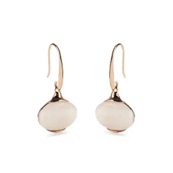 Pendientes de Ojo de Gato acabados en oro rosa 18K - Jelani