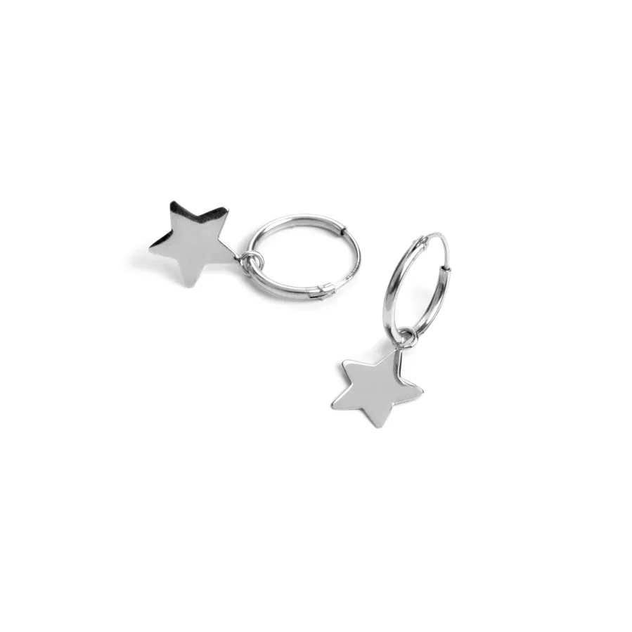 Pendientes de Plata de Ley 925 acabados en rodio - Essential