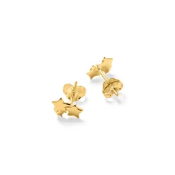 Pendientes de Plata de Ley 925 acabados en oro amarillo 18K - Essential
