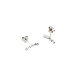 Pendientes de Plata de Ley 925 con Circonita Brillante acabados en rodio - Sias