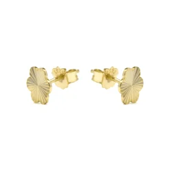 Pendientes de Plata de Ley 925 acabado oro amarillo de 18k - Vorha