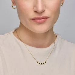 Pendientes de Plata de Ley 925 y Circonita Brillante acabado oro amarillo de 18k - Sures