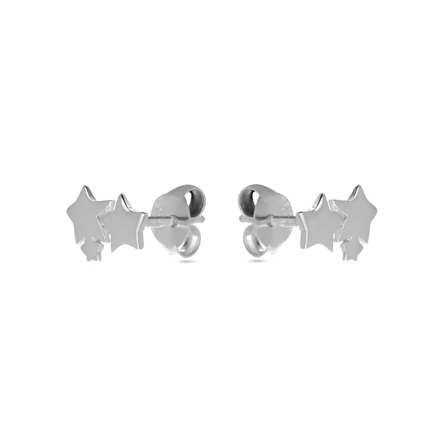 Pendientes de Plata de Ley 925 acabados en rodio - Essential