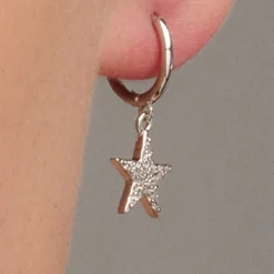 Pendientes de Plata de Ley 925 y Circonita Brillante acabados en rodio - Tuthe