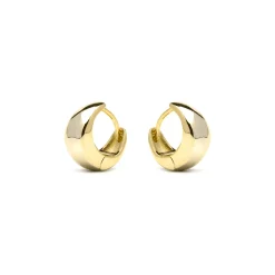 Pendientes de Plata de Ley 925 acabado oro amarillo de 18k - Zarael
