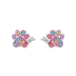 Pendientes de Plata de Ley 925 y Circonita Multicolor acabado en rodio - Lihai