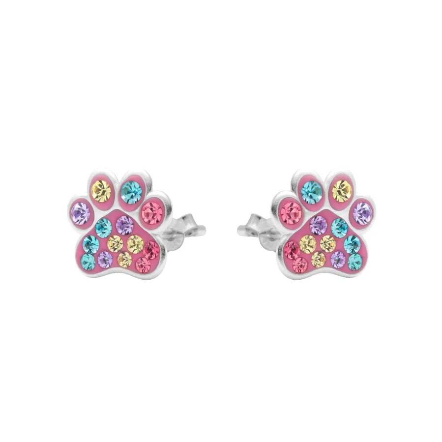 Pendientes de Plata de Ley 925 y Circonita Multicolor acabado en rodio - Lihai