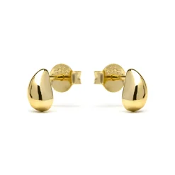 Pendientes de Plata de Ley 925 acabado oro amarillo de 18k - Nokie