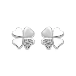 Pendientes de Plata de Ley 925 y Circonita Brillante acabado rodio - Skiram