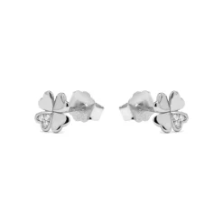 Pendientes de Plata de Ley 925 y Circonita Brillante acabado rodio - Skiram
