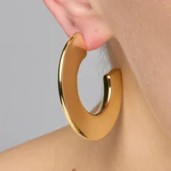 Pendientes de Plata de Ley 925 acabado oro amarillo de 18k - Likol