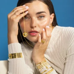 Pendientes de Plata de Ley 925 con Circonita Marrón acabados en oro amarillo 18K - Iotha