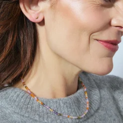 Pendientes de Plata de Ley 925 acabados en oro amarillo 18K - Acarea
