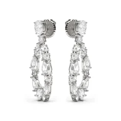 Pendientes de Plata de Ley 925 y Circonita Brillante acabados en rodio - Madne