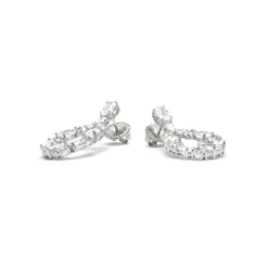 Pendientes de Plata de Ley 925 y Circonita Brillante acabados en rodio - Madne