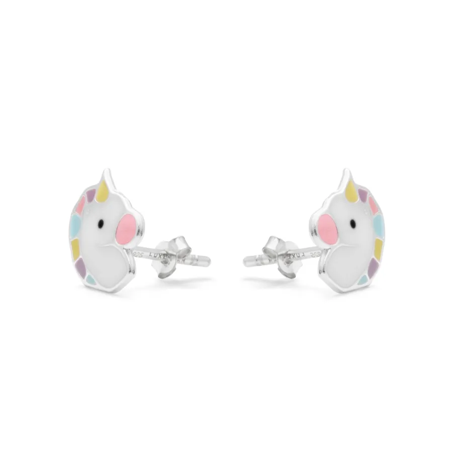 Pendientes de Plata de Ley 925 y Lacado Multicolor acabado en rodio - Kotez