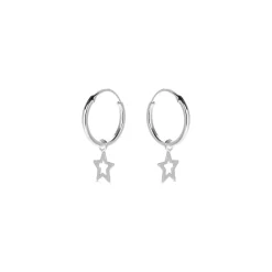 Pendientes de Plata de Ley 925 acabados en rodio - Essential