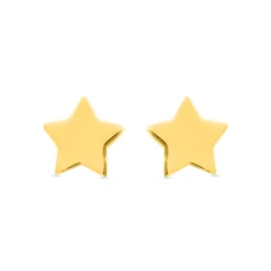 Pendientes Plata De Ley 925 acabado oro 18k - Essential