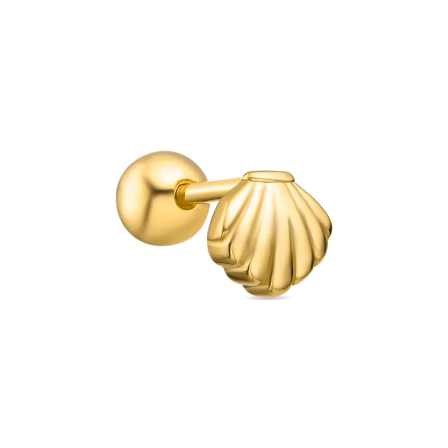 Piercing de Plata de Ley 925 AcabadoOro 18K - Pytio