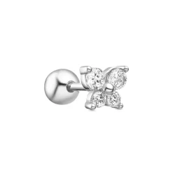Piercing de Plata de Ley 925 AcabadoRodio - Udra