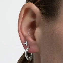Piercing de Plata de Ley 925 con Circonita Brillante acabado en rodio - Thyshay