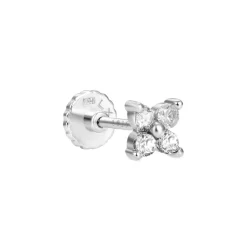 Piercing de Plata de Ley 925 con Circonita Brillante acabado en rodio - Terwise