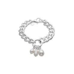 Pulsera acabada en rodio - Invak