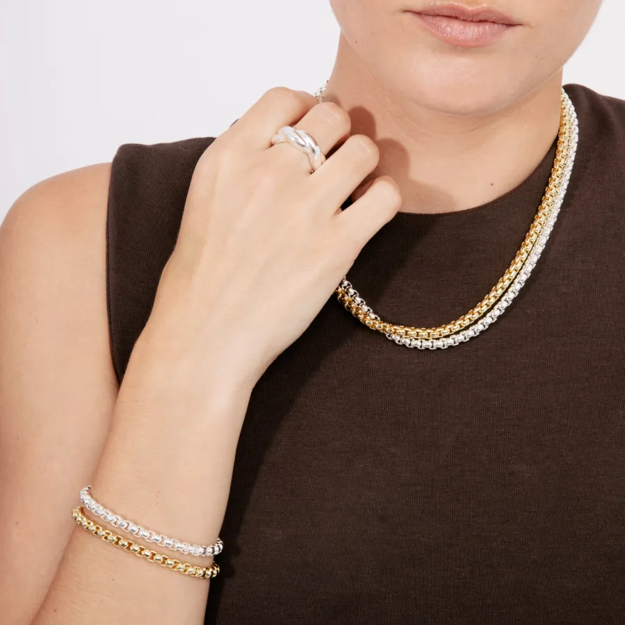 Pulsera acabado en oro amarillo de 18k - Zugiro
