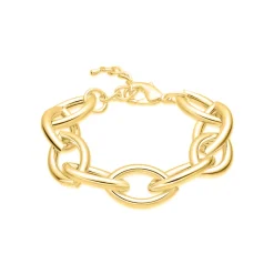 Pulsera acabado en oro amarillo de 18k - Letli