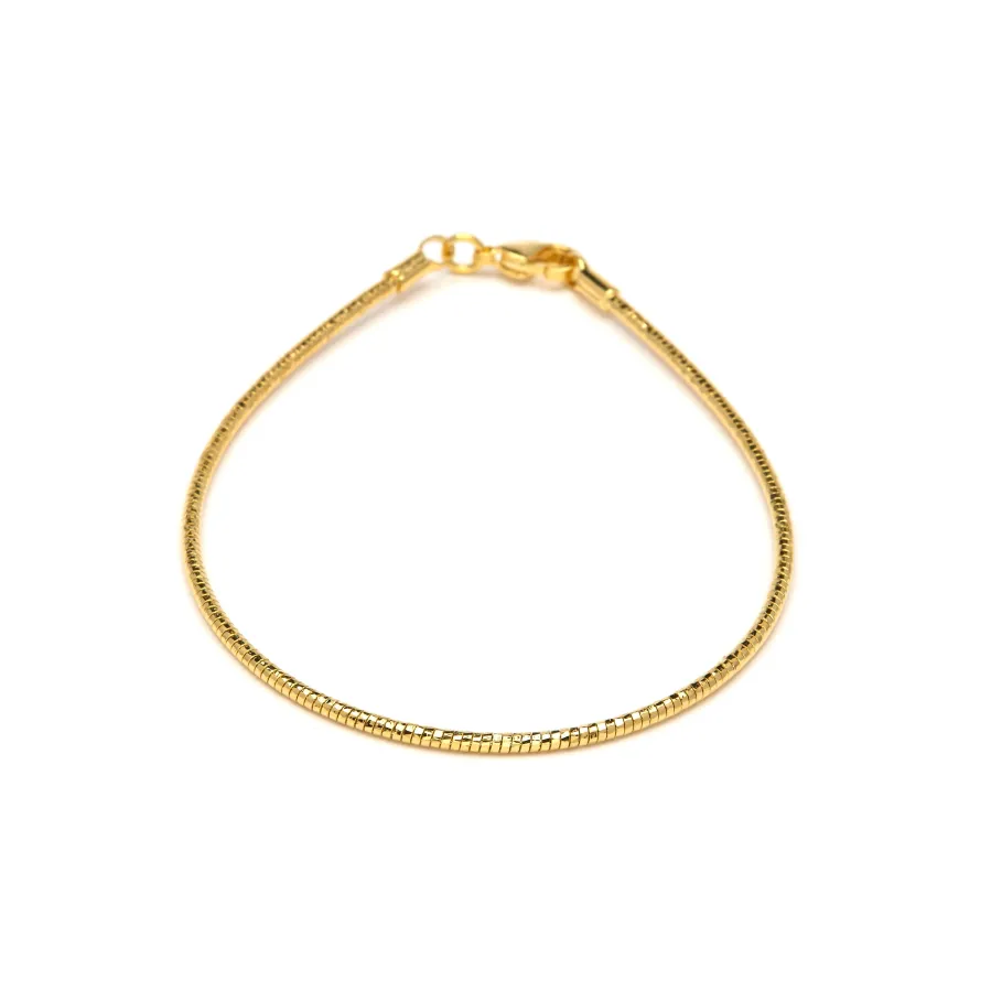 Pulsera acabado en oro amarillo de 18k - Nui