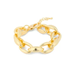 Pulsera acabado en oro amarillo de 18k - Aula