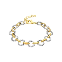 Pulsera acabado en oro amarillo de 18k - Liona