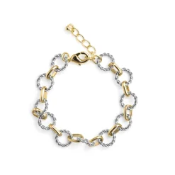 Pulsera acabado en oro amarillo de 18k - Liona
