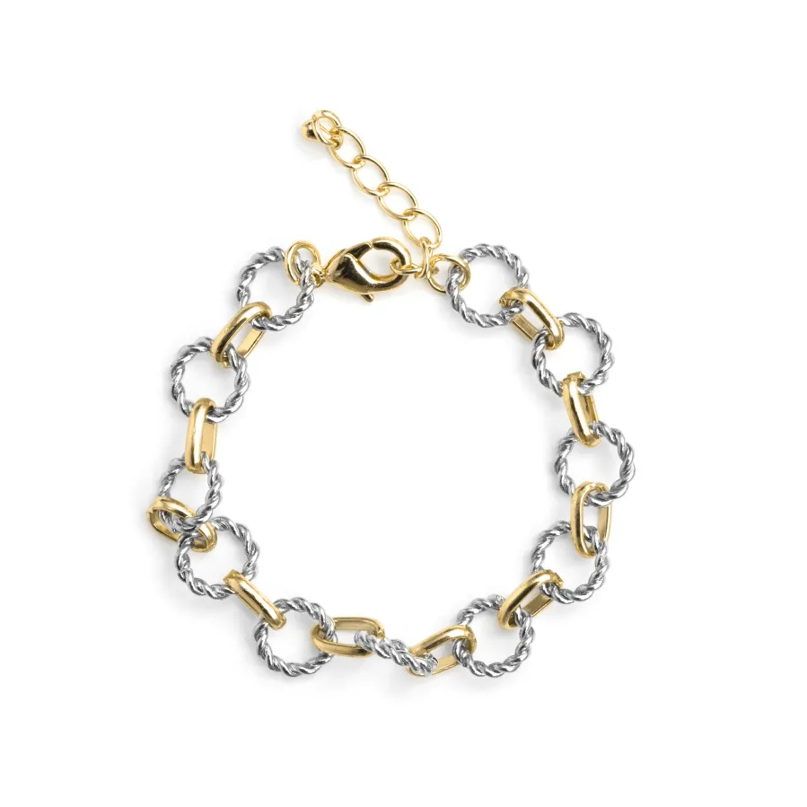 Pulsera acabado en oro amarillo de 18k - Liona