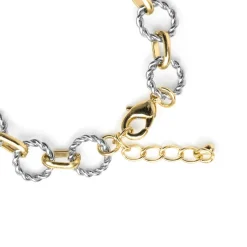 Pulsera acabado en oro amarillo de 18k - Liona