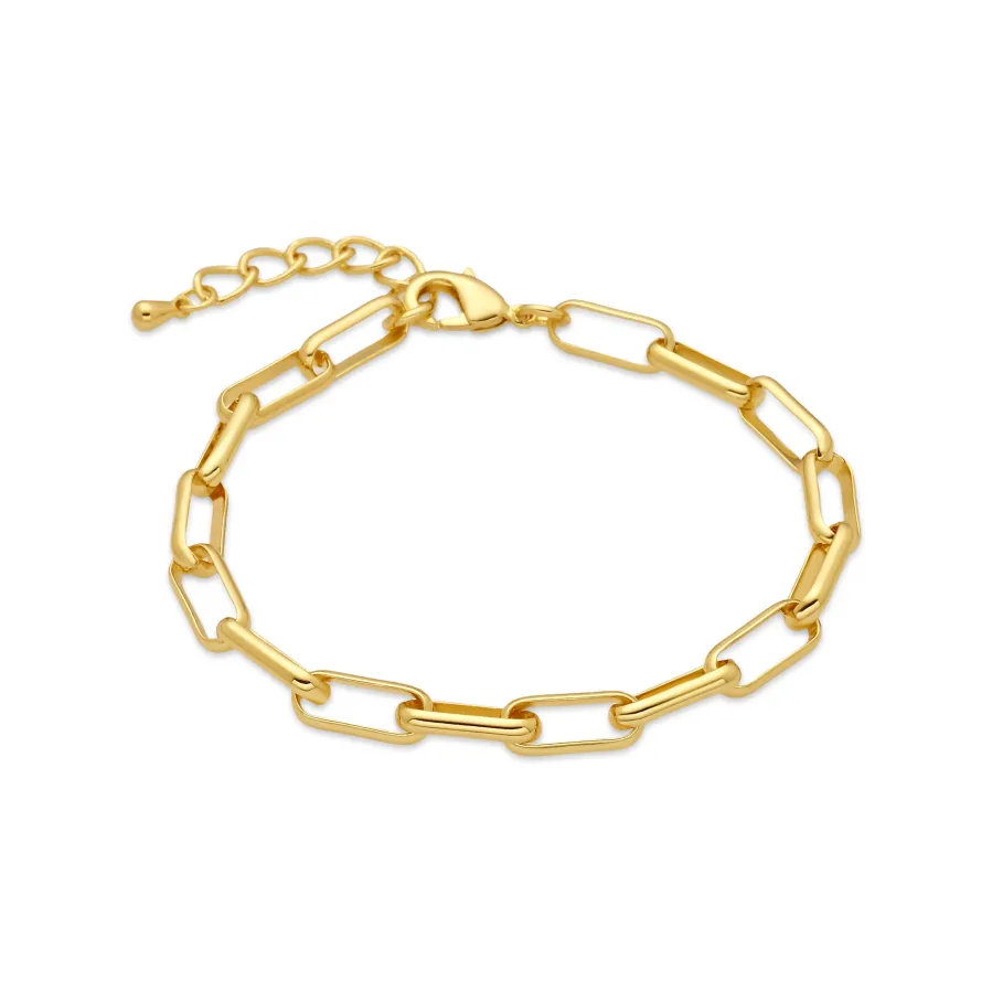 Pulsera acabado en oro amarillo de 18k - Zusha