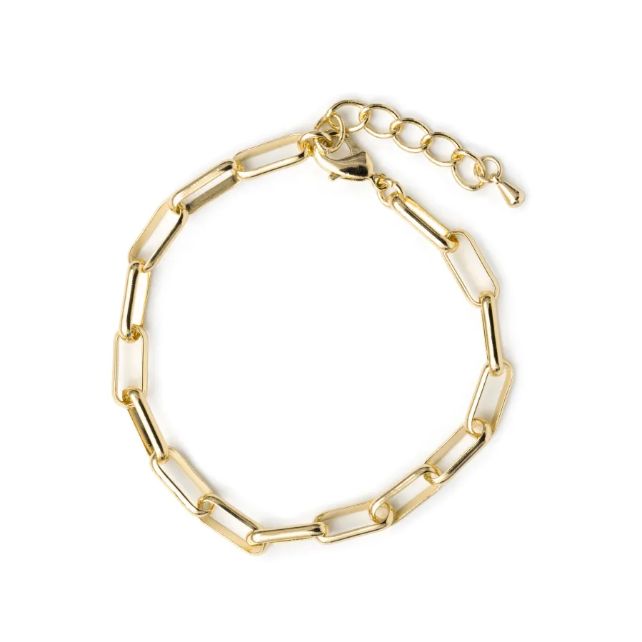 Pulsera acabado en oro amarillo de 18k - Zusha