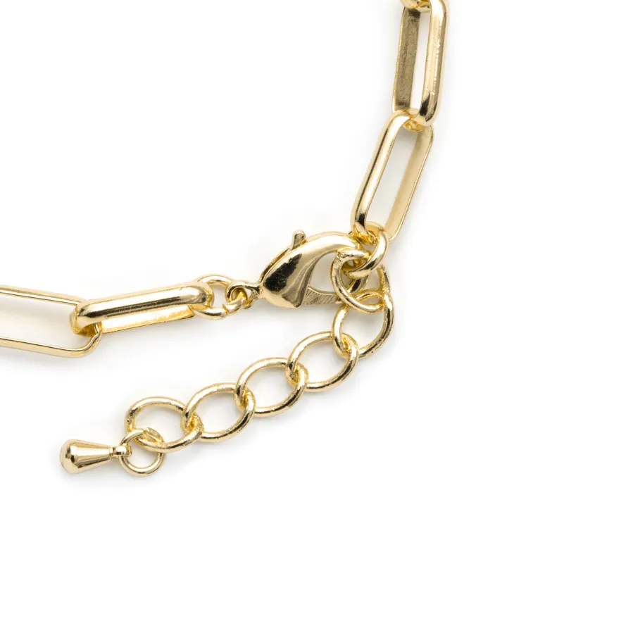 Pulsera acabado en oro amarillo de 18k - Zusha